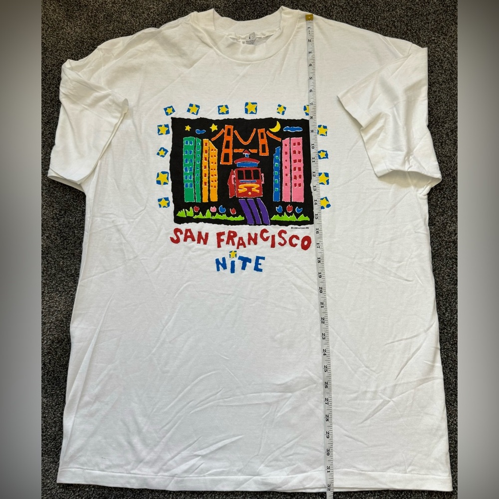 Vintage 1992 San Francisco Single Stitch Men's Graphic T‎ Shirt Size XL D-9